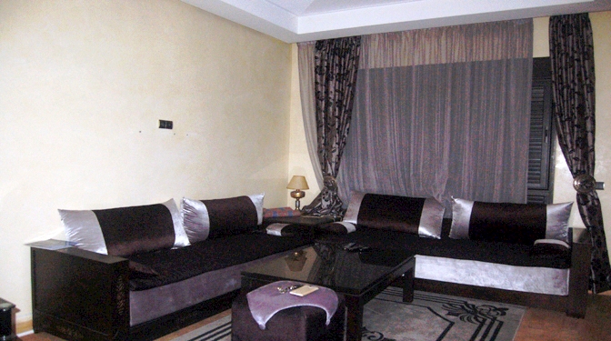 Furnished Apartment for Long-term Rental with Pool with Garden in Palmeraie