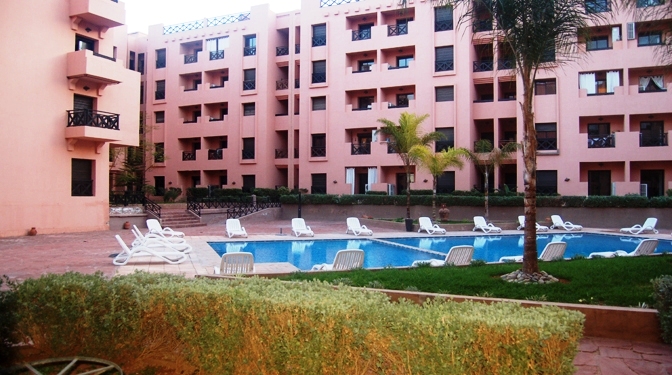 Furnished Apartment for Long-term Rental with Pool with Garden in Palmeraie