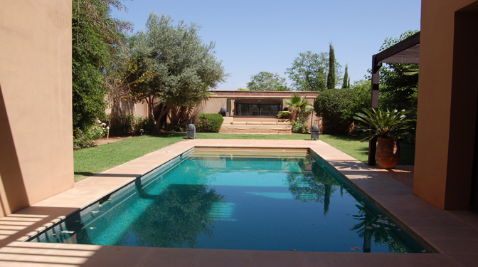 Location longue durée d’un riad villa moderne
