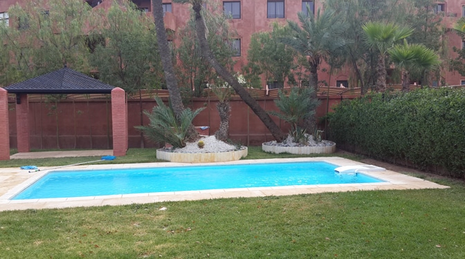 Location Villa vide avec piscine la palmeraie