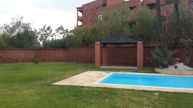 Location Villa vide avec piscine la palmeraie