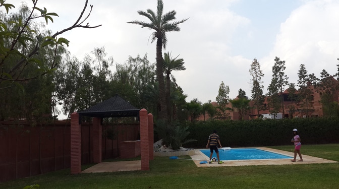 Location Villa vide avec piscine la palmeraie