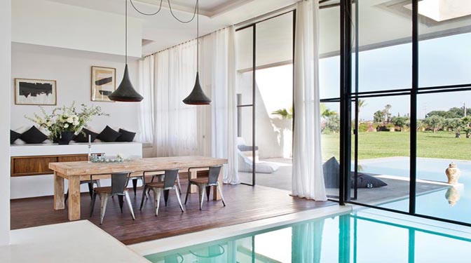 Prestigious Contemporary Furnished Villa for Sale in Route du Barrage