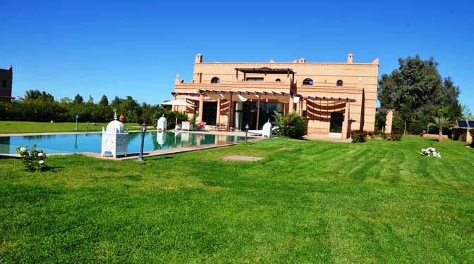 Location longue durée villa sur route de l’ourika avec vue atlas