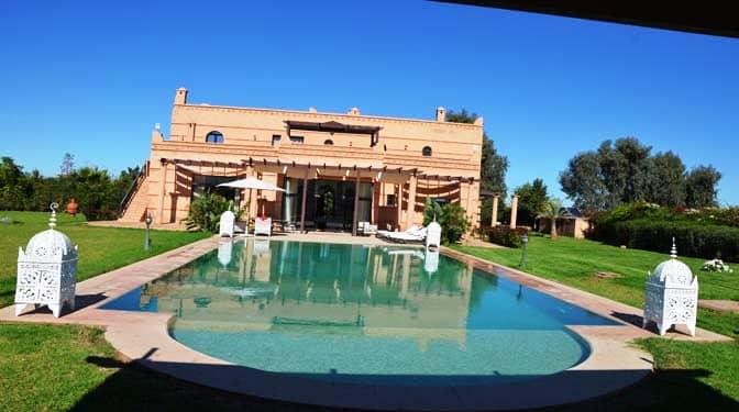 Location longue durée villa sur route de l’ourika avec vue atlas