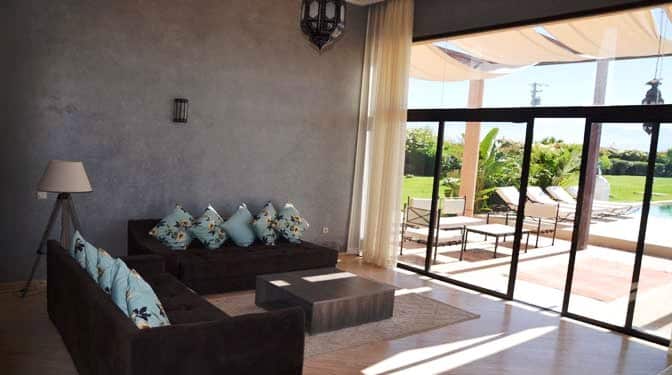 Location longue durée villa sur route de l’ourika avec vue atlas