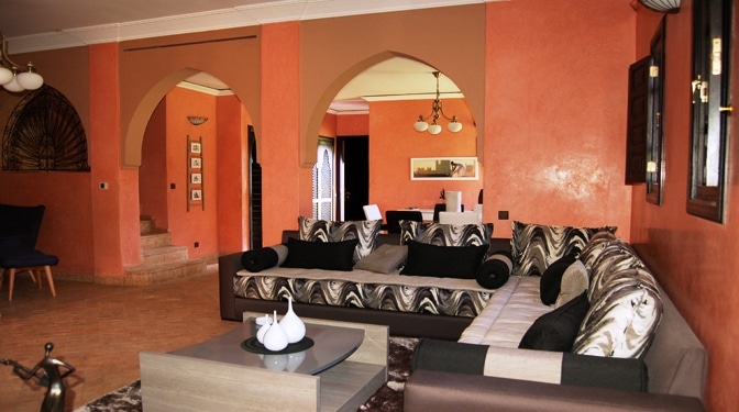 Location longue durée Villa riad avec piscine