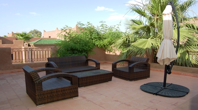 Location longue durée Villa riad avec piscine