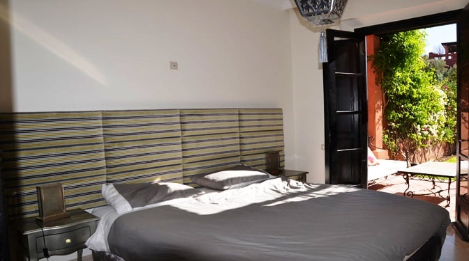 Location longue durée villa avec piscine et vue dégagé à la palmeraie