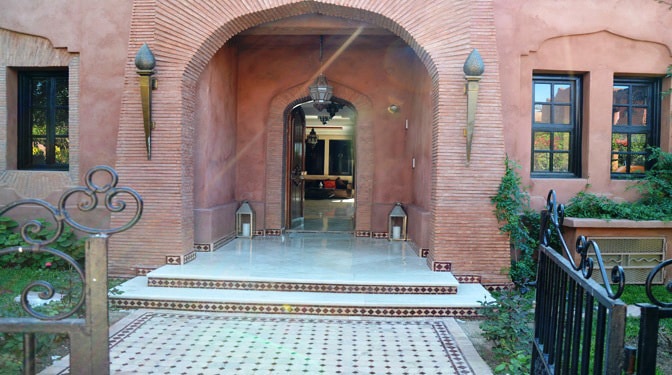 Location longue durée villa avec piscine et vue dégagé à la palmeraie