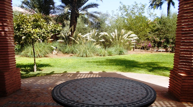 Appartement rez de jardin à la Palmeraie