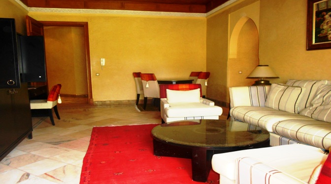 Appartement rez de jardin à la Palmeraie