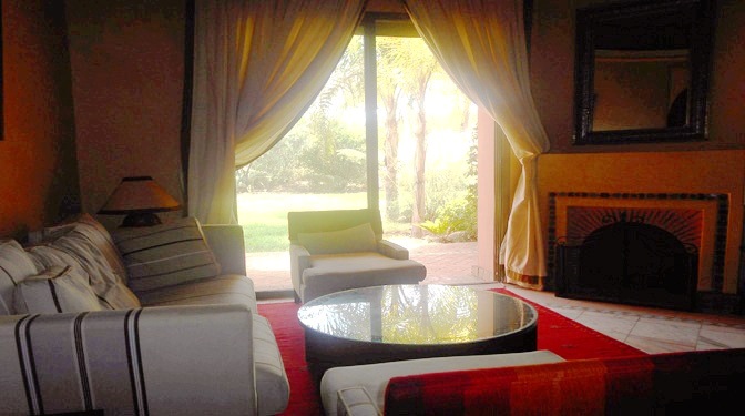 Appartement rez de jardin à la Palmeraie