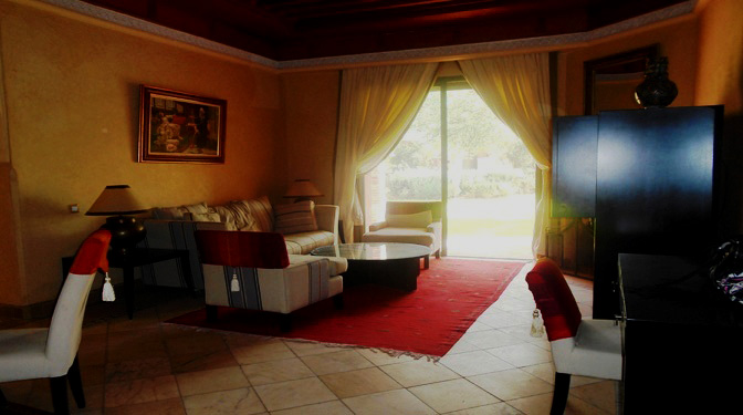 Appartement rez de jardin à la Palmeraie