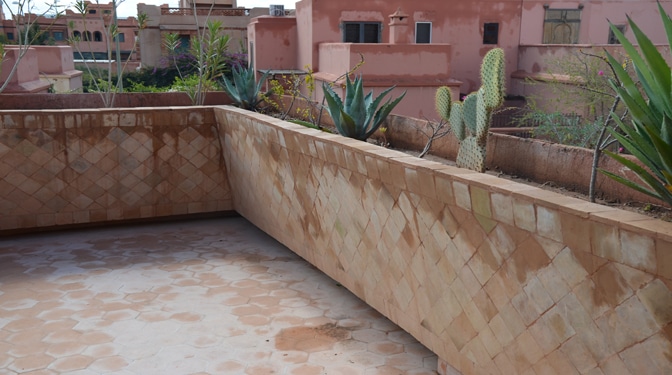 Location longue durée villa vide avec piscine privative