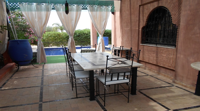 Vente villa authentique sur la route de Fés