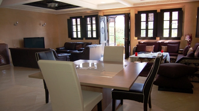 Location longue durée Villa la Palmeraie