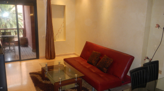 Furnished Studio for Seasonal Rental in Gueliz