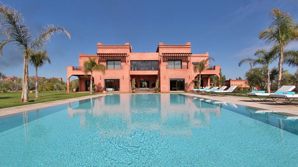 villa en location longue durée route de Ouarzazate