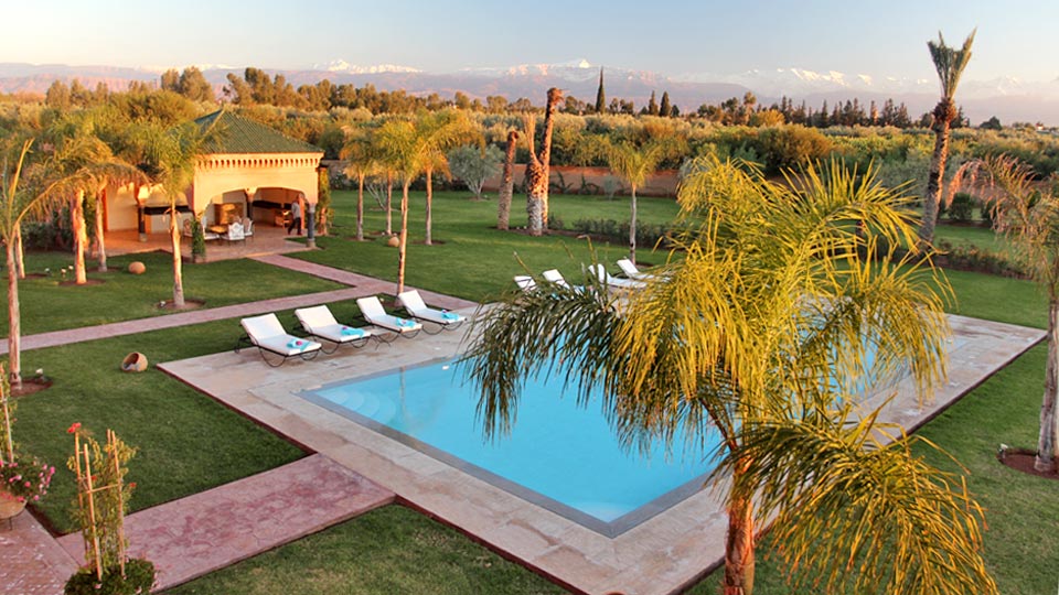 villa en location longue durée route de Ouarzazate