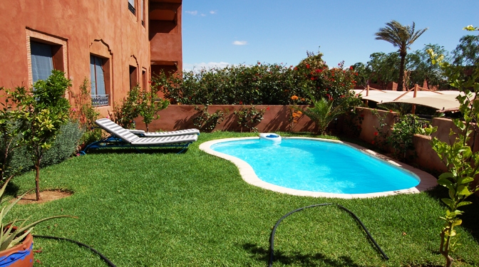 Location appartement avec piscine palmeraie