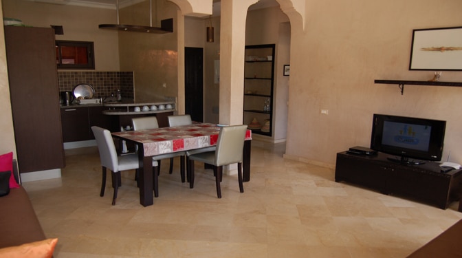 Location appartement avec piscine palmeraie