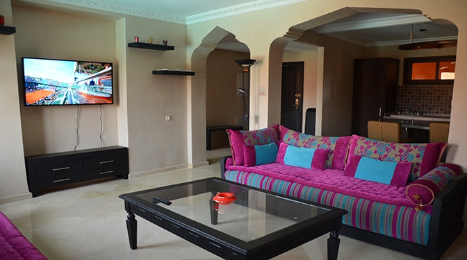 Location longue durée appartement avec piscine