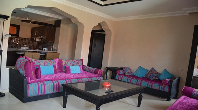 Location longue durée appartement avec piscine