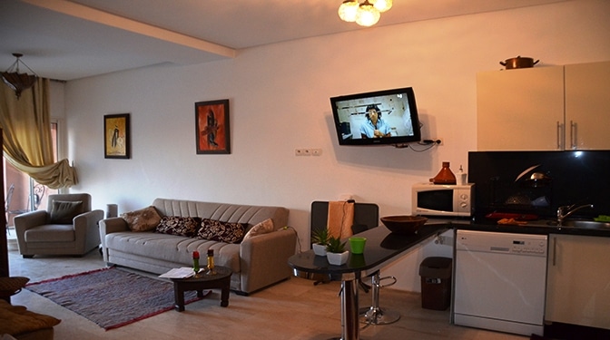 Location studio guéliz longue durée