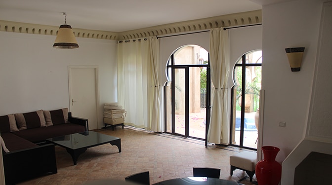 Location longue durée villa style Riad