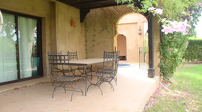 Location longue durée villa style Riad