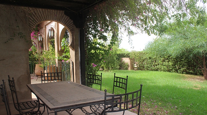 Location longue durée villa style Riad