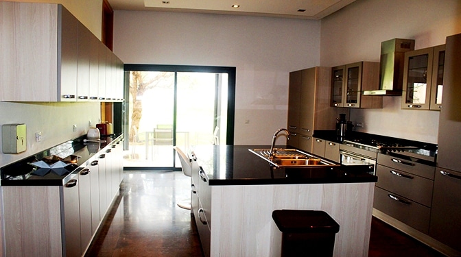 Location villa plein pied de luxe