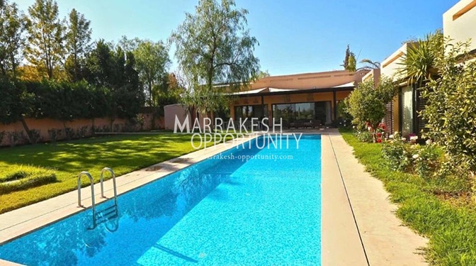 Location villa plein pied de luxe