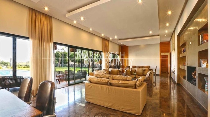 Location villa plein pied de luxe