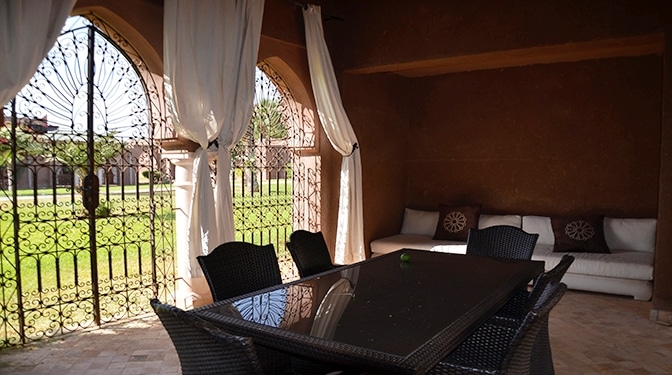 Location villa Palmeraie