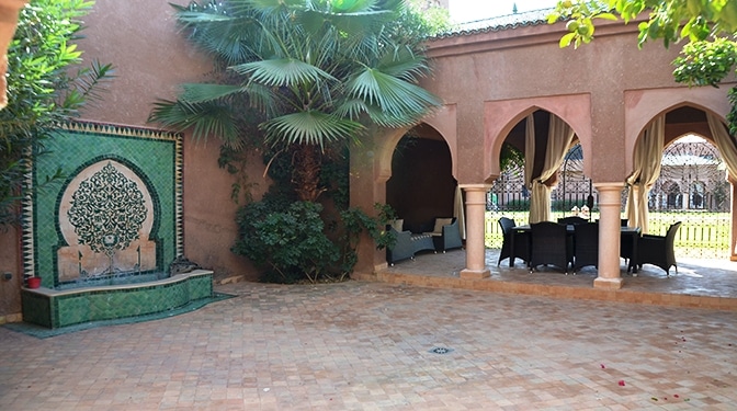 Location villa Palmeraie