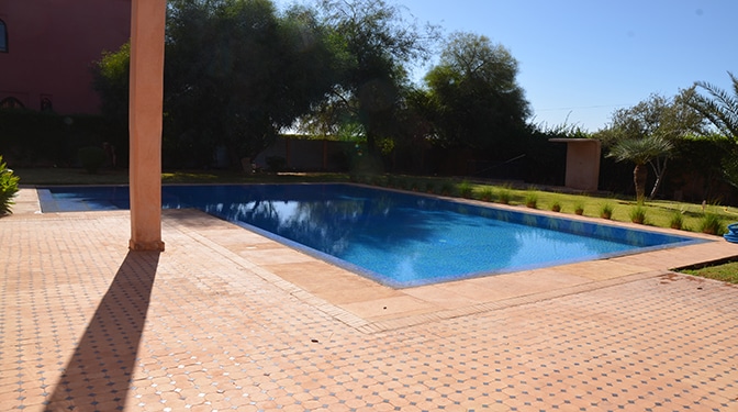 Location villa vide sur route Ouarzazate