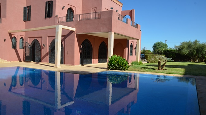 Location villa vide sur route Ouarzazate