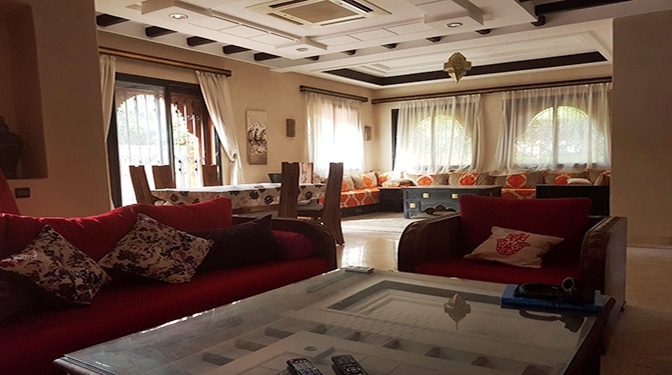 Villa en location sur la route de Fes