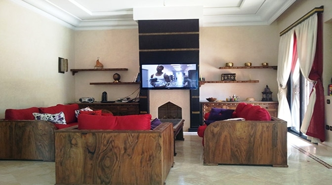 Villa en location sur la route de Fes