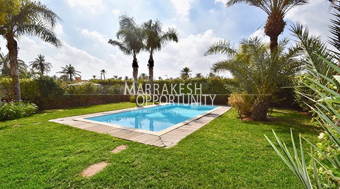 Vente villa dans une résidence calme et sécurisée à Marrakech