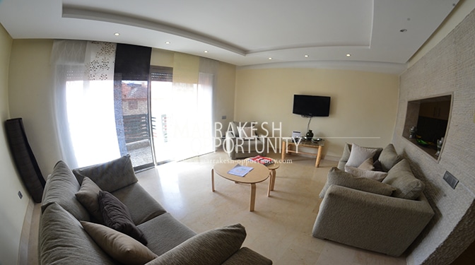 Location d&rsquo;un appartement calme et sécurisé à Guéliz