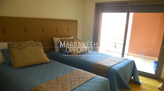 Location d&rsquo;un appartement calme et sécurisé à Guéliz