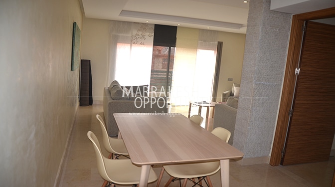 Location d&rsquo;un appartement calme et sécurisé à Guéliz