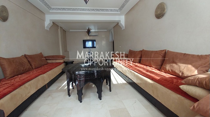 superbe appartement pour la location annuelle à Guéliz