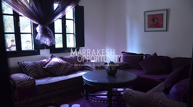 Location villa avec piscine à la palmeraie