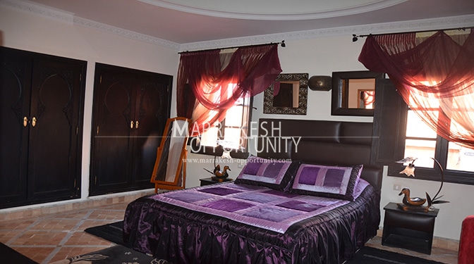 Location villa avec piscine à la palmeraie