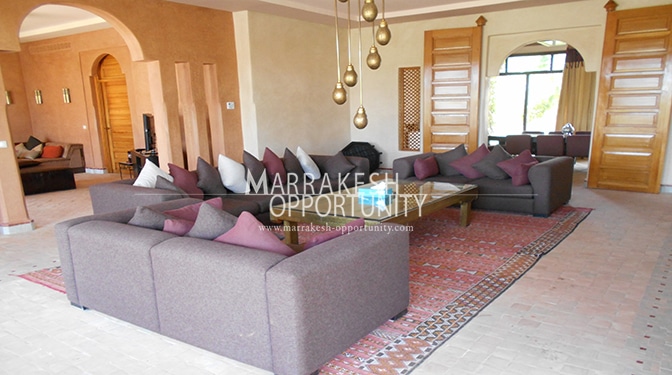 Location villa de luxe dans un domaine golfique à Marrakech