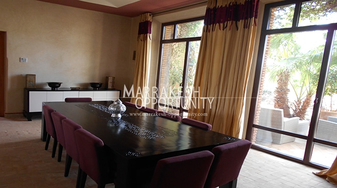 Location villa de luxe dans un domaine golfique à Marrakech